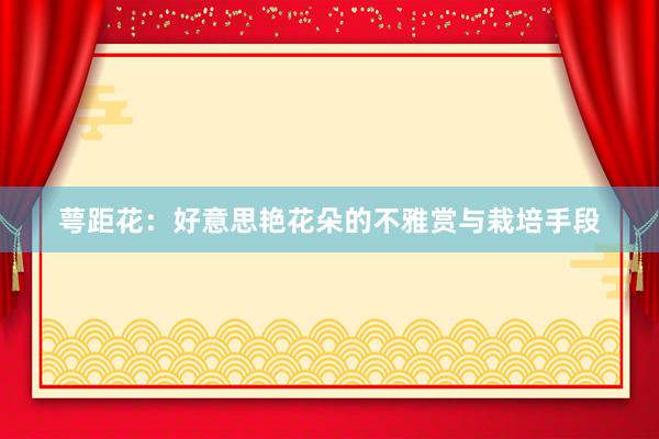 萼距花：好意思艳花朵的不雅赏与栽培手段